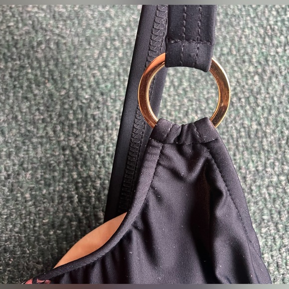 CAROL WIOR / animal print and black swimsuit / 18W - Picture 3 of 11